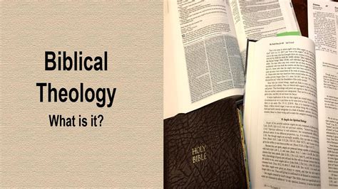 Introduction To Biblical Theology Week 1 Youtube