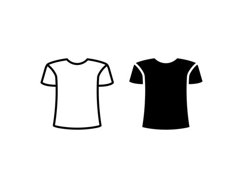 T Shirt Vector Icon 7126833 Vector Art At Vecteezy