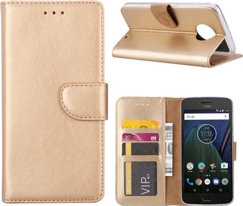 Bookcase Geschikt Voor Motorola Moto G6 Goud Portemonee Hoesje Bol