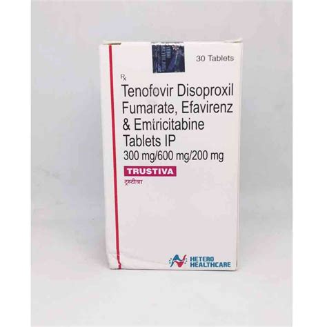 Tenofovir Disoproxil Fumarate Efavirenz And Emtricitabine Tablets Ip