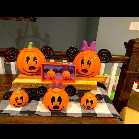 Disney Holiday Disney Halloween Minnie Mickey Mouse Pumpkins