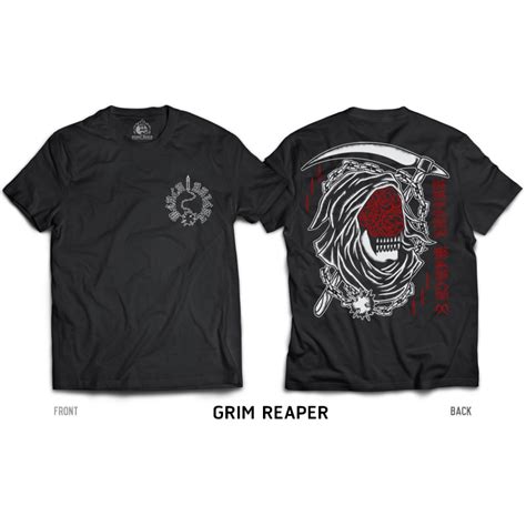 คอกลม Bright Merch Grim Reaper Shopee Thailand