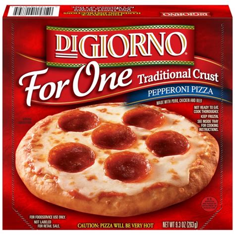 Digiorno For One Traditional Crust Pepperoni Frozen Pizza 9 3 Oz Instacart