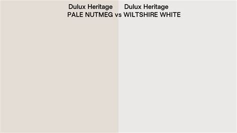 Dulux Heritage Pale Nutmeg Vs Wiltshire White Side By Side Comparison