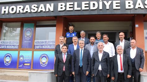 Horasan ın yeni belediye başkanı belli oldu