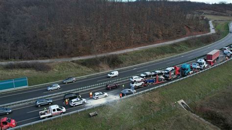 Lančani sudar na autoputu Miloš Veliki petoro povređenih Okvir