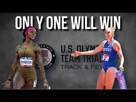 Shacarri Richardson Vs Abby Steiner M Usa Olympic Trails Youtube