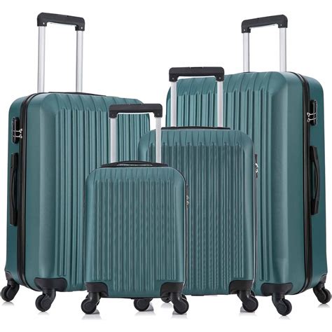 $31/mo - Finance 4 piece spinner luggage set luggage sets hardside with ...