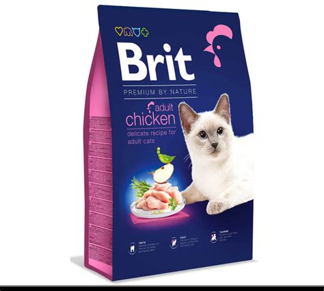 Сухой корм для котов Brit Premium by Nature Cat Adult Chicken 8кг ...