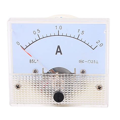 DC 0-2.0 A Analog Ammeter Analogue Panel Ampmeter Current Meter Gauge | Walmart Canada