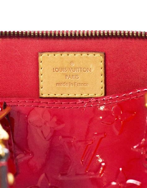 Louis Vuitton Red Patent Leather Monogram Vernis Alma Bb Crossbody Bag For Sale At 1stdibs