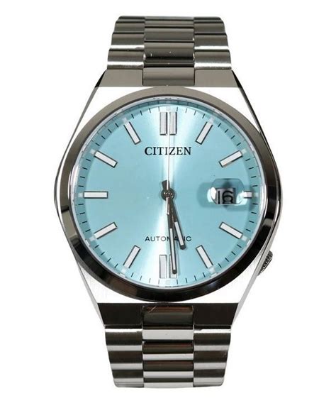 Reloj Para Hombre Citizen Tsuyosa De Acero Inoxidable Con Esfera Azul