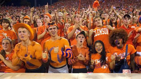 College Football Fans Cheering