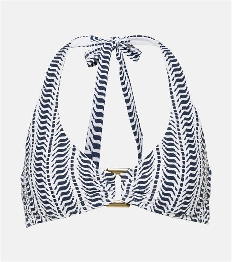 Indigo Urchin Bikini Top In Multicoloured Heidi Klein Mytheresa