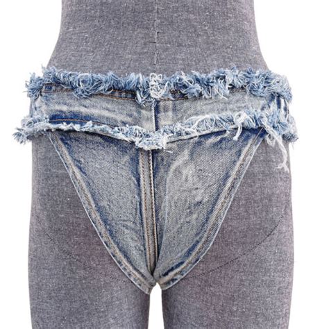 Women Swimwear Denim Bikini Swimsuits Jean Sexy Beach Nightclub Bar Party Suits Ebay