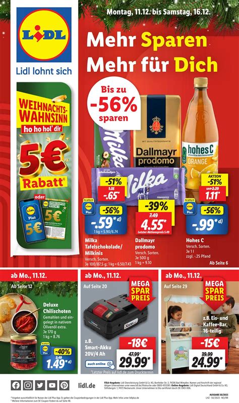 Lidl Hamburg Aktueller Prospekt 1112 16122023 Jedewoche Rabattede