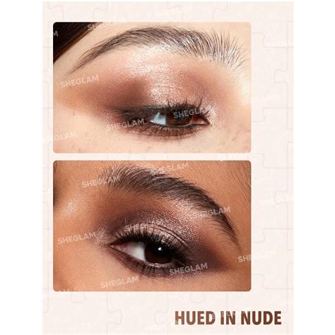 خرید پالت سایه چشم پازلی شیگلم مدل JAZY JIGSAW رنگ HUED IN NUDE