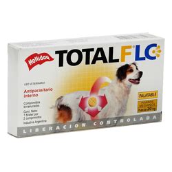 Desparasitante Caninos Total Flc Tableta Amarilla Puppy Export