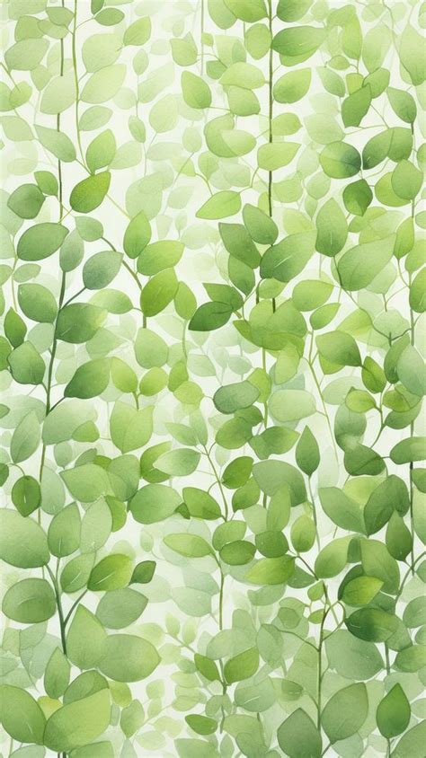 Wallpaper Green leaves green pattern | Premium Photo Illustration ...