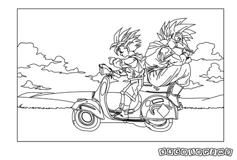 Desenhos De Goku Para Colorir - 7
