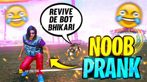 Best Noob Adam Prank With Random Players 😂 Must Watch Garena Free