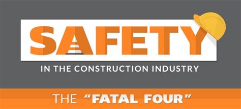 The Fatal Four Construction Safety Infographic Aec Business