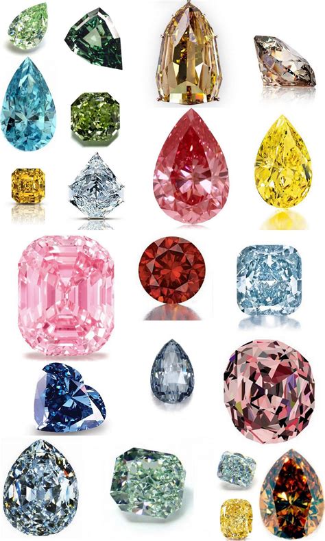 Minerals and gemstones, Colored diamonds, Gems jewelry