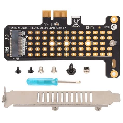 Qiilu Carte Pcie Nvme Carte Riser Nvme M Vers Pcie X D Flecteur