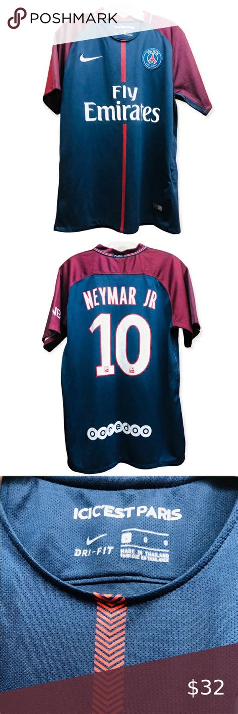 Neymar Jr Jersey Nike Aeroswift Psg Fly Emirates Ooredoo