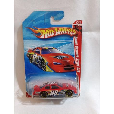 Dodge Charger Stock Car Hot Wheels Miniatura Escala 1 64 Shopee Brasil