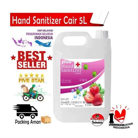 Jual Hand Sanitizer 5 Liter Cair Strawberry Di Seller Oke Sabun 2