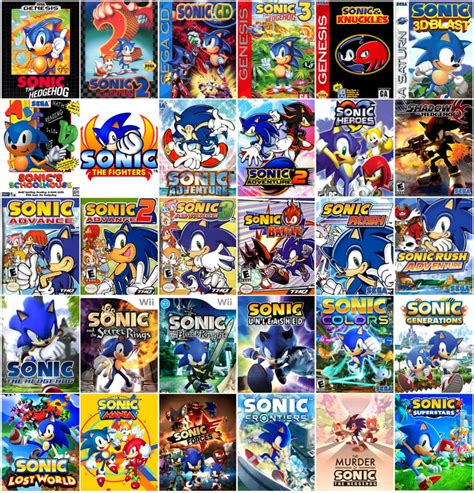 Sonic all Games 1991-2023 by AdventureJapon on DeviantArt