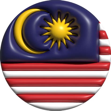 Malaysia Flag Circle 3d 22501511 Png