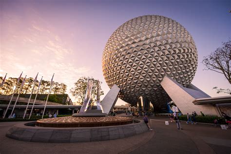 Epcot Entrance Night