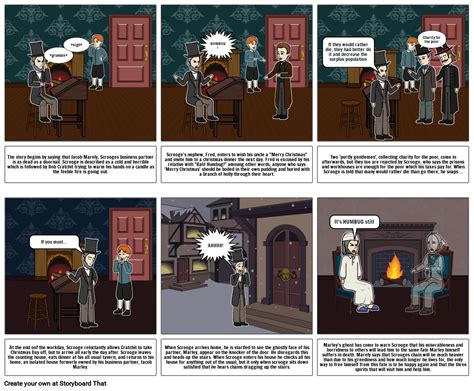 Christmas Carol Stave 1 Storyboard By Artyducky