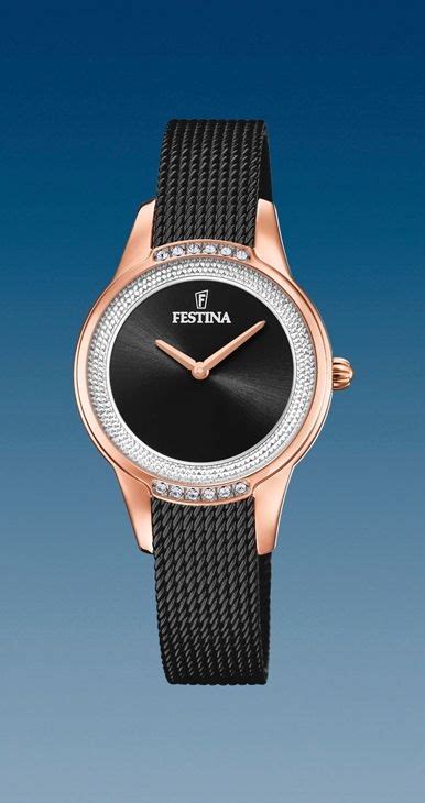 Comprar En Oferta Reloj Festina Mujer Acero Malla Milanesa Negra F