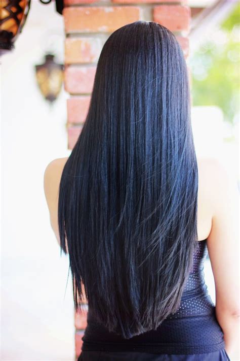 The Most Perfect Long Black Hair Yessimacias Cabelo Cabelo Alisado