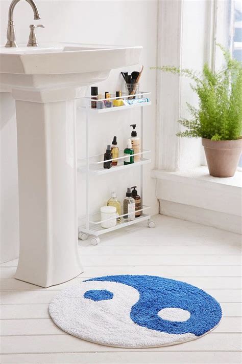 Yin Yang Bath Mat Diy Bathroom Rug Bath Mats Bath Decor Bath Rugs