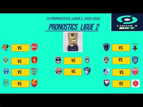 Pronostic Foot LIGUE 2 Les 10 Meilleurs Pronostics LIGUE2 2022 2023