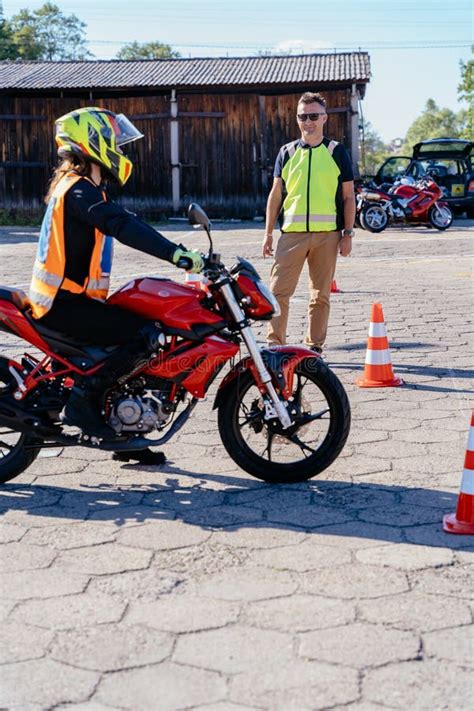 concept  motorcycle school  driving stock image image