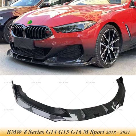 G G G Carbon Fiber Front Bumper Lip Spoiler For Bmw Series G