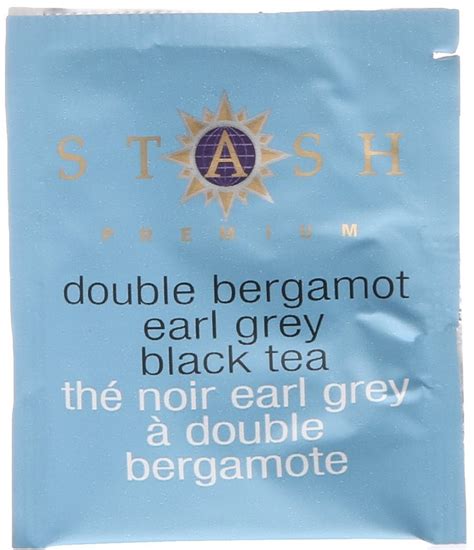 Stash Tea Double Bergamot Earl Grey Black Tea Count Tea Bags In