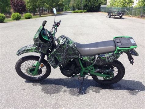 Kawasaki Klr Custom Camo Dual Sport Gen Gen Powdercoated