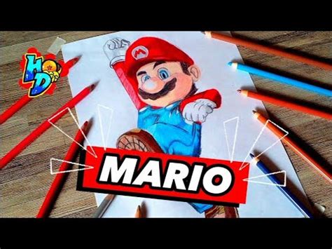 Como Dibujar A Super Mario Bros Modo Realista Youtube