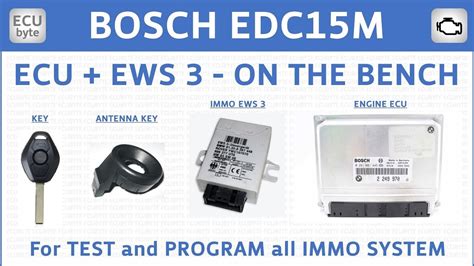 BOSCH DDE 3 0 EDC15M ENGINE ECU IMMO EWS 3 ON THE BENCH BMW