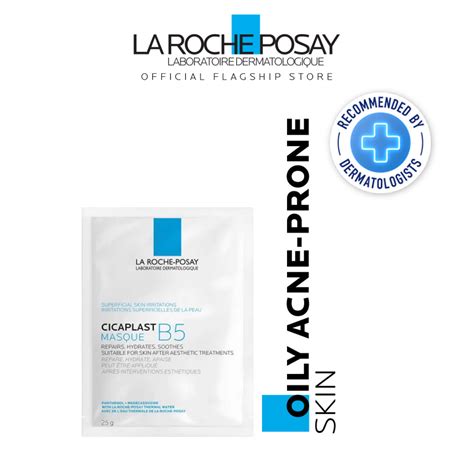 La Roche Posay Cicaplast B5 Face Mask Single Sachet 25g Repairing And Hydrating Sheet Mask For