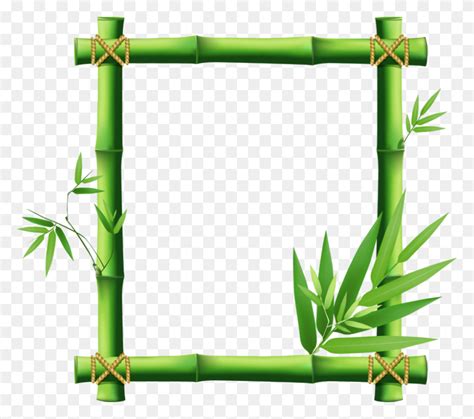 Bamboo Png - Bamboo Border Clipart - FlyClipart