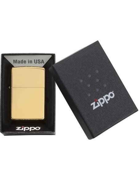 Zippo High Polish Brass