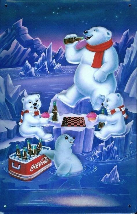 Coca cola polar bear