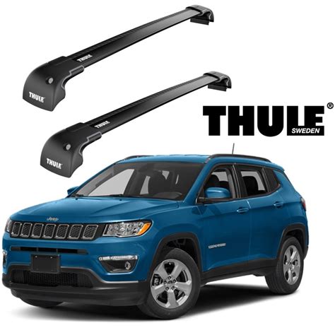 Rack Thule Jeep Compass Barra Integrada Com Frete E Montagem Grátis